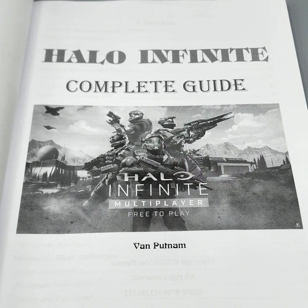 Halo‎ Infinite: Complete Guide- Rare Book Van Putnam 2022 - ISBN: 9798413381373